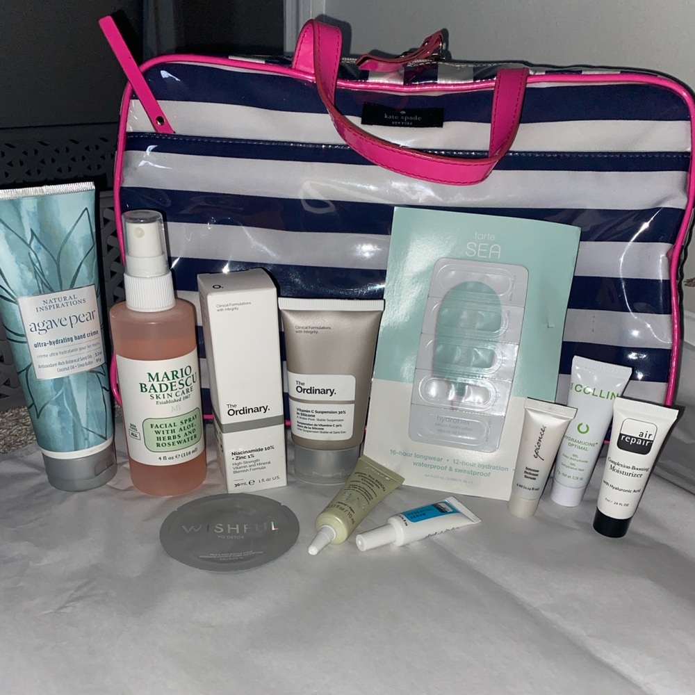 Skincare & Beauty Bundle + Kate Spade Cosmetic Bag